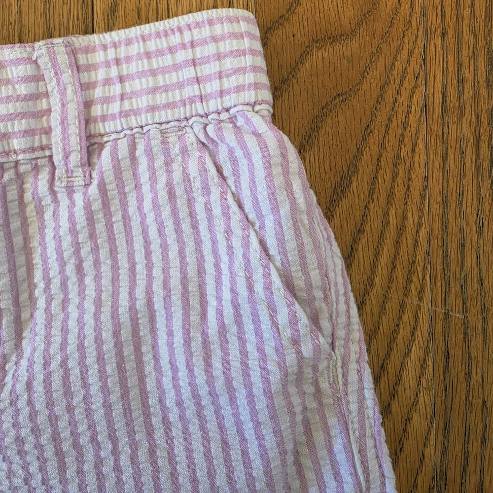 Gymboree Boys Striped Seersucker Shorts - Pink & Aqua Size 3T